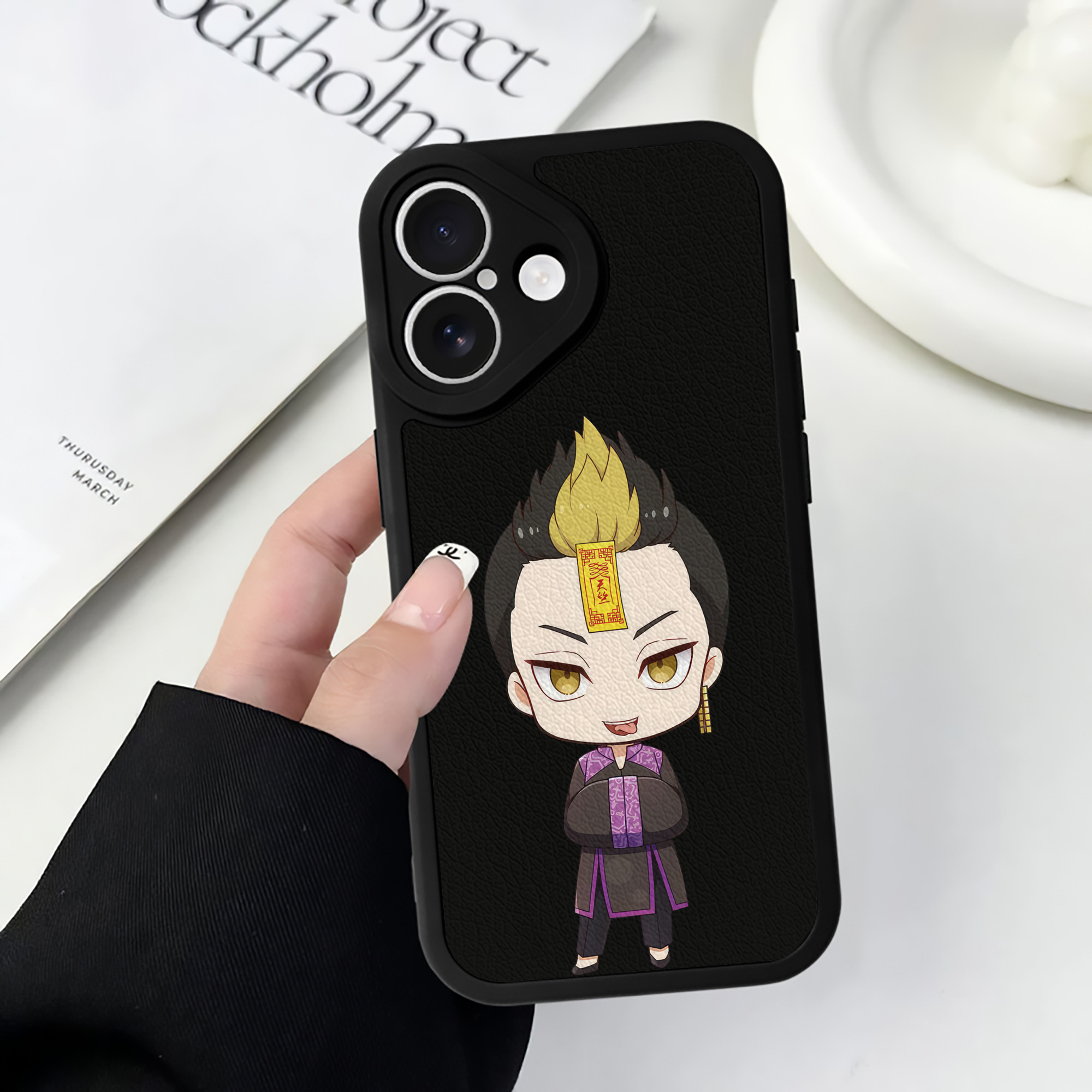 （画像用） 東京リベンジャーズ Tokyo Revengers 【iPhone 16シリーズ対応】シリコンスマホケース（レザー調） 材質：シリコン
